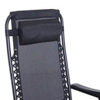 Fauteuils à bascule d'extérieur Outsunny, fauteuils inclinables pliables