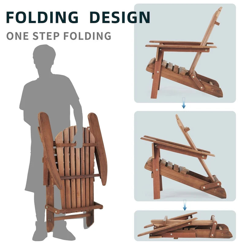 Ensemble de 2 chaises de jardin - 31,00 L * 28,00 l * 36,00 H