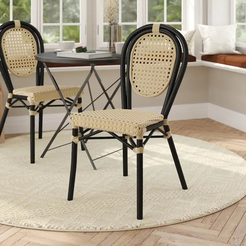 Chaise commerciale Paris tout temps avec structure métallique - Non applicable
