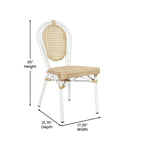 Chaise commerciale Paris tout temps avec structure métallique - Non applicable