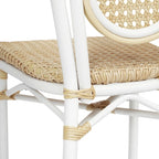 Chaise commerciale Paris tout temps avec structure métallique - Non applicable