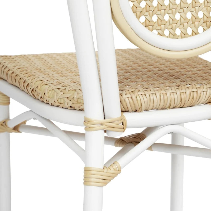 Chaise commerciale Paris tout temps avec structure métallique - Non applicable