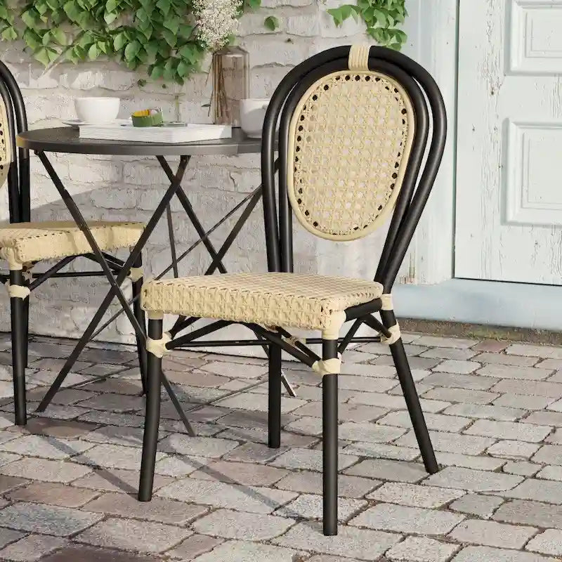 Chaise commerciale Paris tout temps avec structure métallique - Non applicable