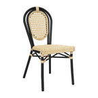 Chaise commerciale Paris tout temps avec structure métallique - Non applicable