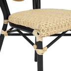 Chaise commerciale Paris tout temps avec structure métallique - Non applicable