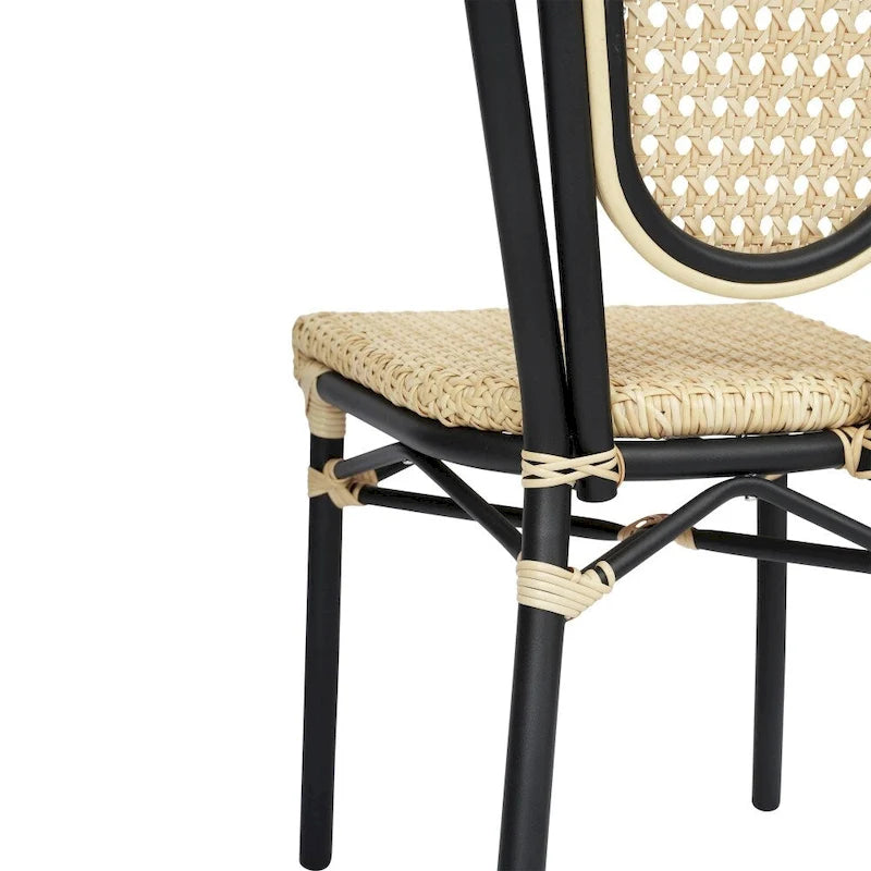 Chaise commerciale Paris tout temps avec structure métallique - Non applicable