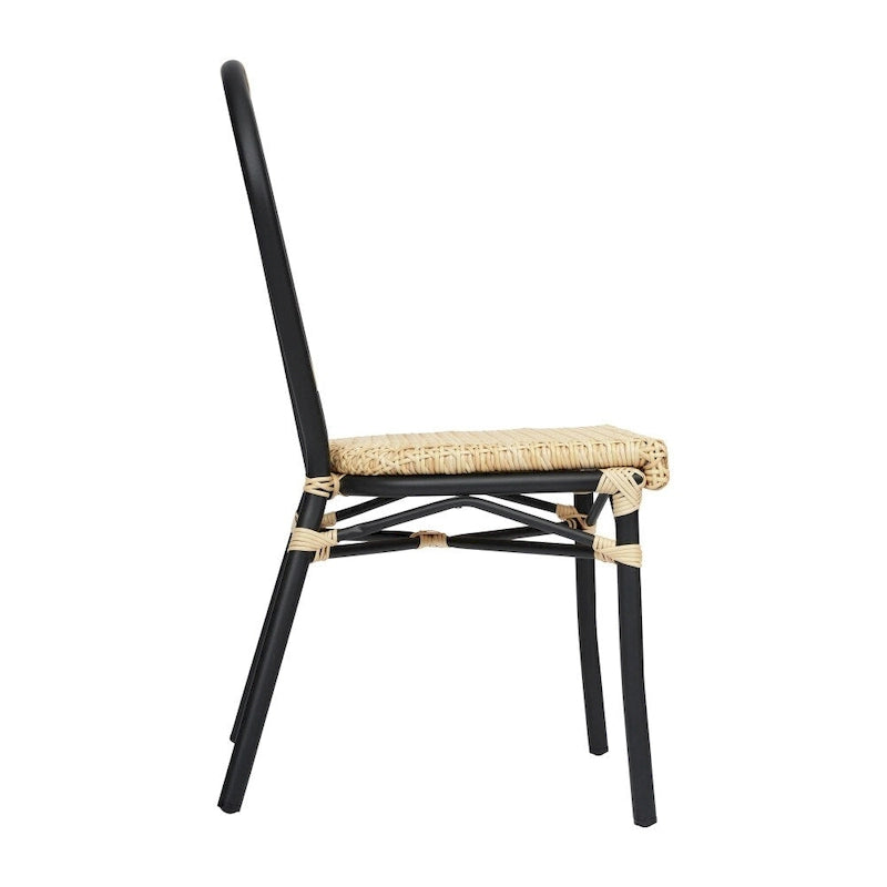 Chaise commerciale Paris tout temps avec structure métallique - Non applicable
