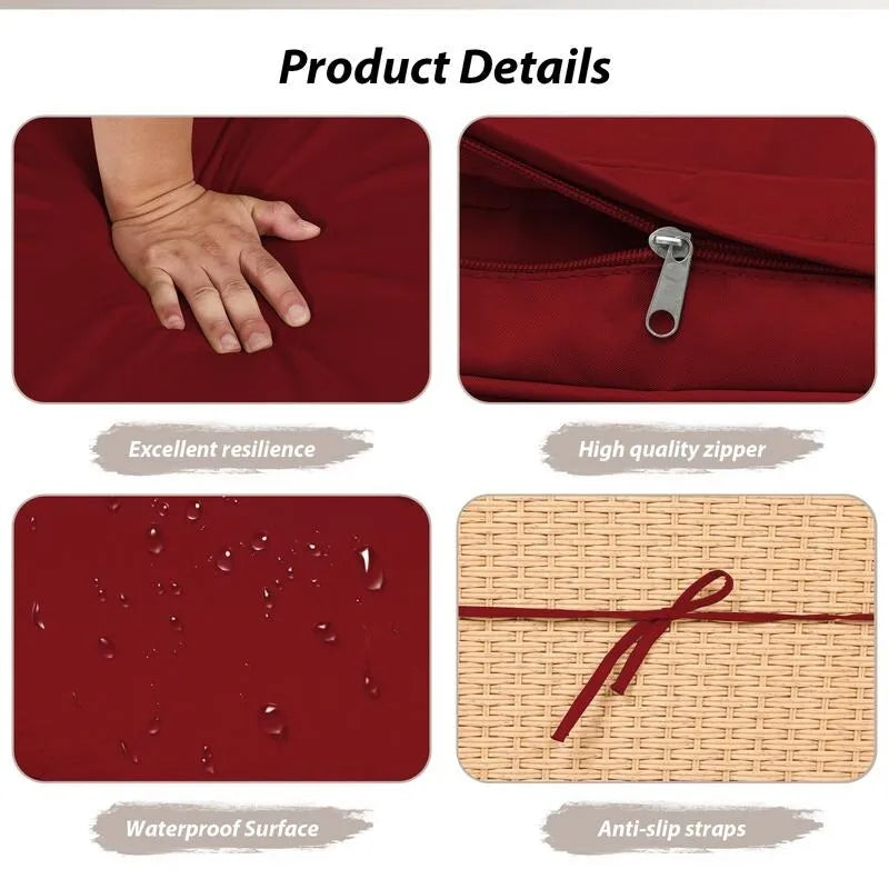 Ensemble de conversation Patio Watcher 5 pièces en rotin jaune avec coussins pour l'extérieur