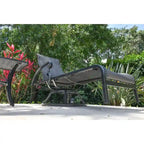 Chaise longue pivotante en résine tressée Windermere Patio Motion, résistante aux intempéries - Non disponible