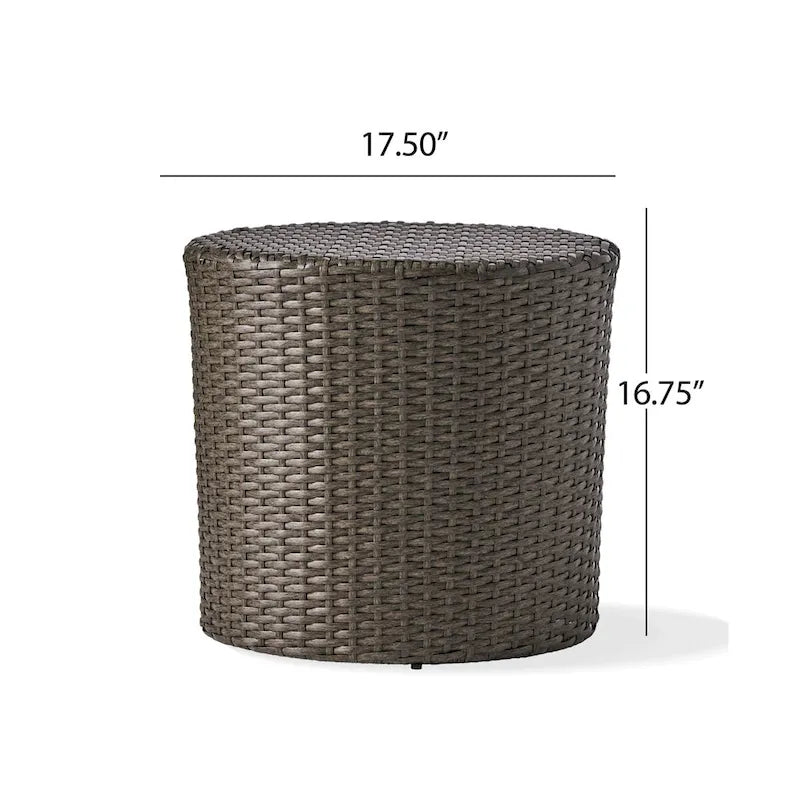 charmante table d'appoint d'extérieur