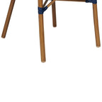 Chaises de bistro empilables à structure métallique