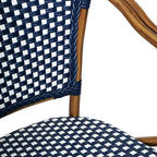 Chaises de bistro empilables à structure métallique