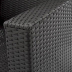 Ensemble de 2 fauteuils de jardin Milo Espresso Sunbrella