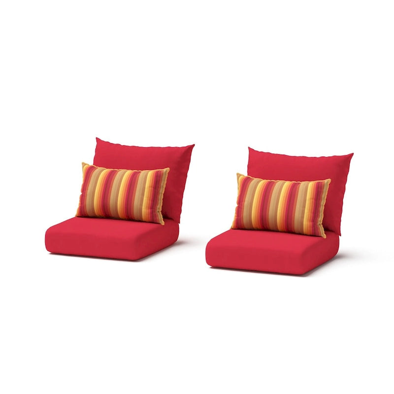 Ensemble de 2 fauteuils de jardin Milo Espresso Sunbrella