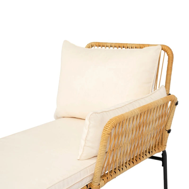 Ensembles de meubles de patio en osier MM 3 pièces