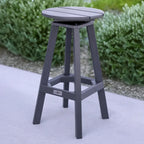 Tabouret de bar pivotant rond LuXeo Mason (lot de 2) - Lot de 2