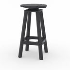 Tabouret de bar pivotant rond LuXeo Mason (lot de 2) - Lot de 2