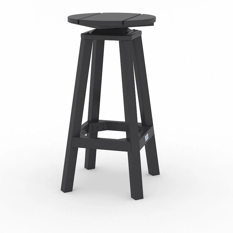 Tabouret de bar pivotant rond LuXeo Mason (lot de 2) - Lot de 2