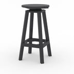 Tabouret de bar pivotant rond LuXeo Mason (lot de 2) - Lot de 2