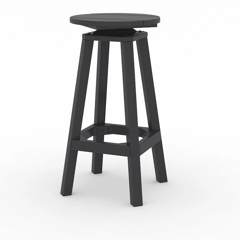 Tabouret de bar pivotant rond LuXeo Mason (lot de 2) - Lot de 2