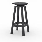 Tabouret de bar pivotant rond LuXeo Mason (lot de 2) - Lot de 2