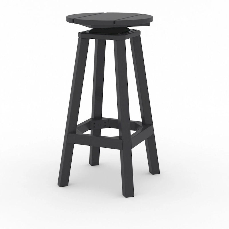 Tabouret de bar pivotant rond LuXeo Mason (lot de 2) - Lot de 2