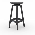 Tabouret de bar pivotant rond LuXeo Mason (lot de 2) - Lot de 2