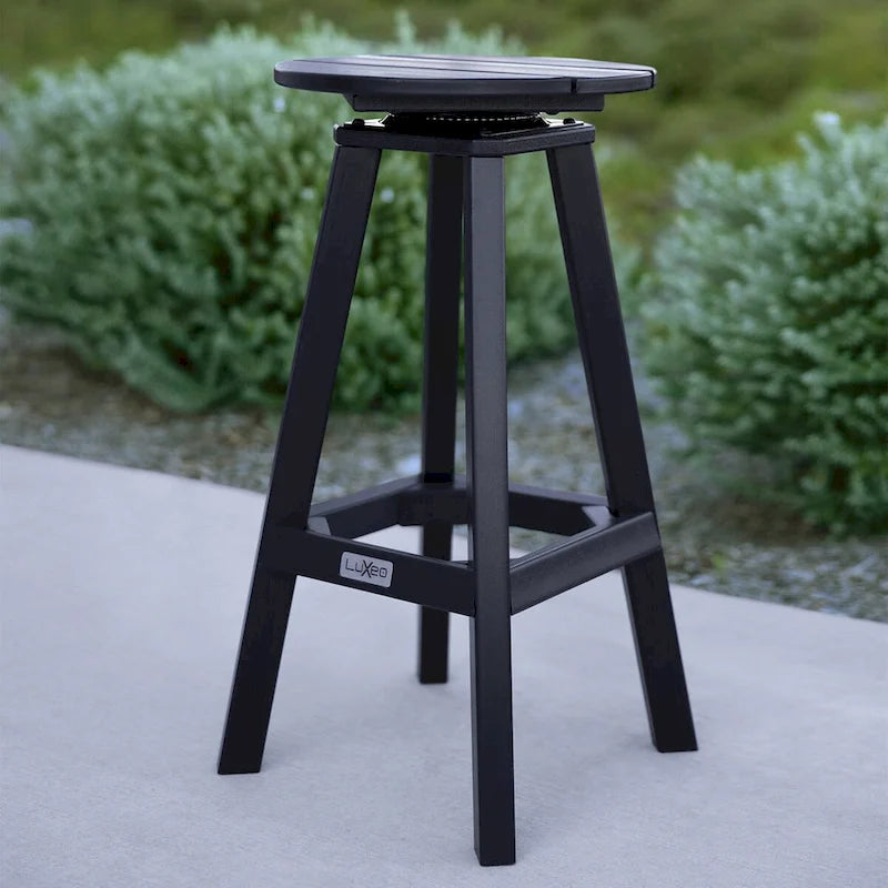 Tabouret de bar pivotant rond LuXeo Mason (lot de 2) - Lot de 2