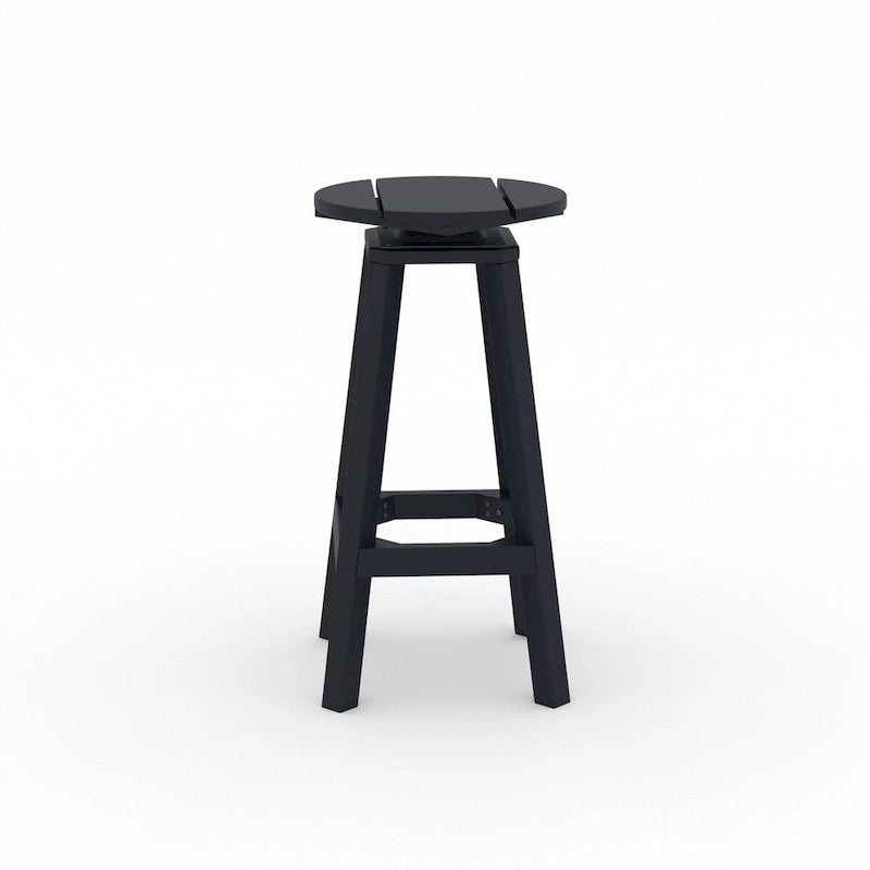 Tabouret de bar pivotant rond LuXeo Mason (lot de 2) - Lot de 2