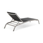 Chaise longue d'extérieur en maille Wendu de Havenside Home (ensemble de 2)