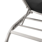 Chaise longue d'extérieur en maille Wendu de Havenside Home (ensemble de 2)