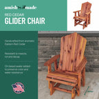 Planeur American Furniture Classics modèle MM102 23 en cèdre Adirondack