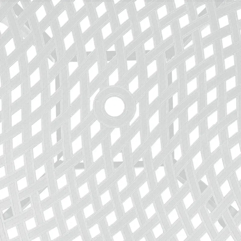 Table de salle à manger ronde de 47 pouces de diagonale - Blanche