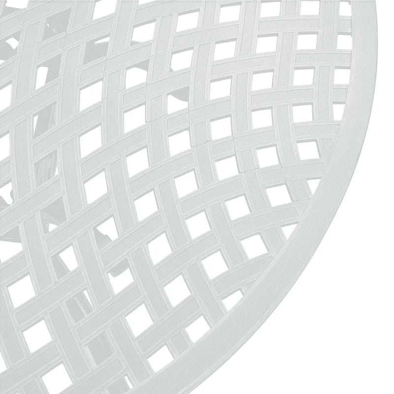 Table de salle à manger ronde de 47 pouces de diagonale - Blanche