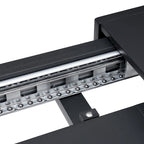 Table de salle à manger extensible en aluminium VredHom pour 4 à 6 personnes - 46,1 / 63,8 (L) x 27,6 (l) x 29,9 (H)