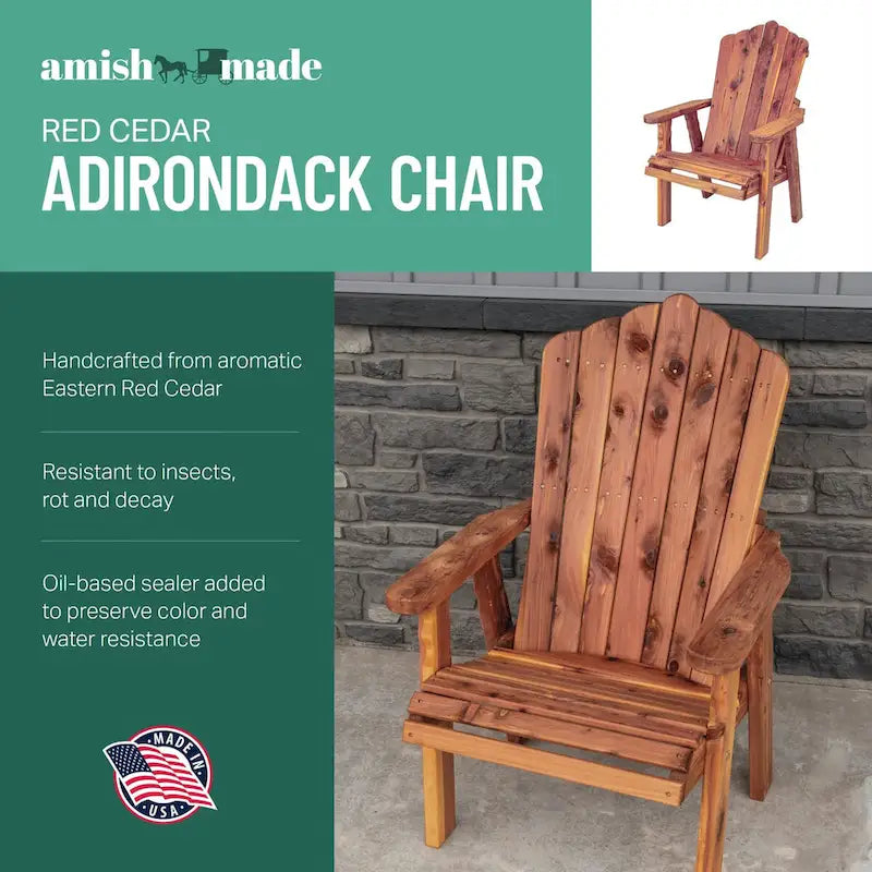 Chaise fixe American Furniture Classics modèle MM104 CEDAR