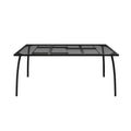 Rectangular iron mesh table, 65 x31.5 