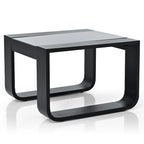 Ensemble de mobilier de jardin en aluminium 3 pièces avec coussin et table basse