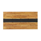 Table de salle à manger extérieure en bois - 69,00 L x 35,00 l x 29,50 H