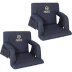 Sièges de stade larges pour gradins, sièges de gradins avec dossier, chaises de sol, 5 positions inclinables