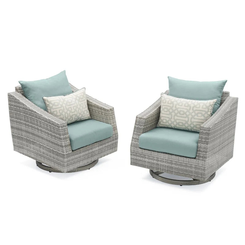 Cannes 2 Pièces Sunbrella Fauteuils de jardin inclinables