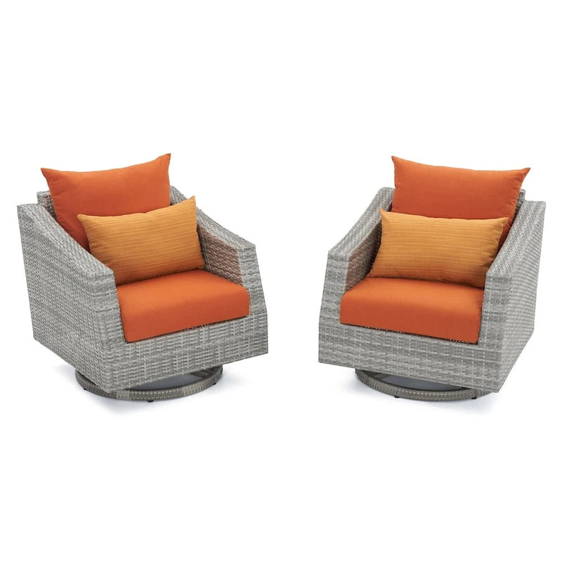 Cannes 2 Pièces Sunbrella Fauteuils de jardin inclinables