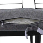 Ensemble de canapé d'angle d'extérieur 6 pièces avec tables basses gigognes et assises rembourrées