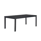 Ensemble table et 6 chaises de jardin en aluminium Sardinia - Noir