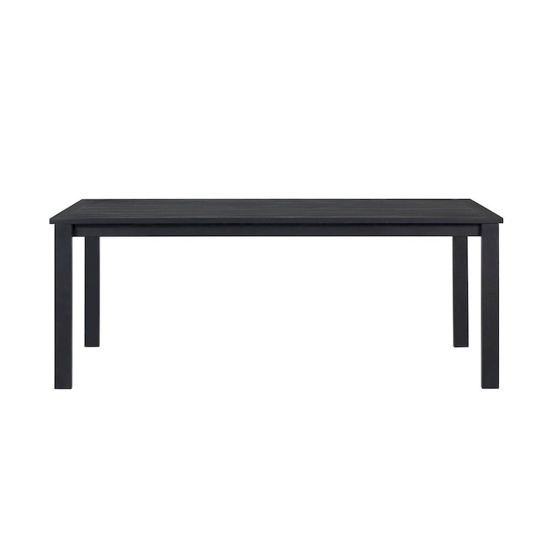 Ensemble table et 6 chaises de jardin en aluminium Sardinia - Noir