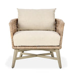 Fauteuil d'appoint d'extérieur en bois massif Collins de Classic Home