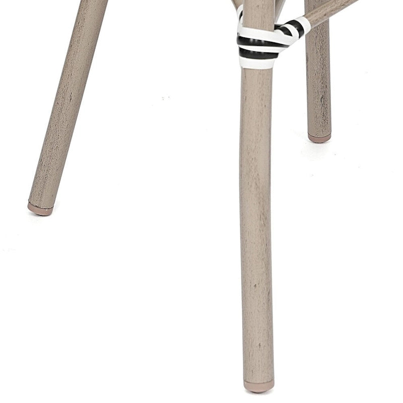 Lot de 2 chaises commerciales Paris tout temps avec accoudoirs et structure métallique - Non applicable