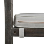 Ensemble de salle à manger d'extérieur 7 pièces, table rectangulaire en bois d'acacia avec chaises