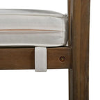 Ensemble de salle à manger d'extérieur 7 pièces, table rectangulaire en bois d'acacia avec chaises