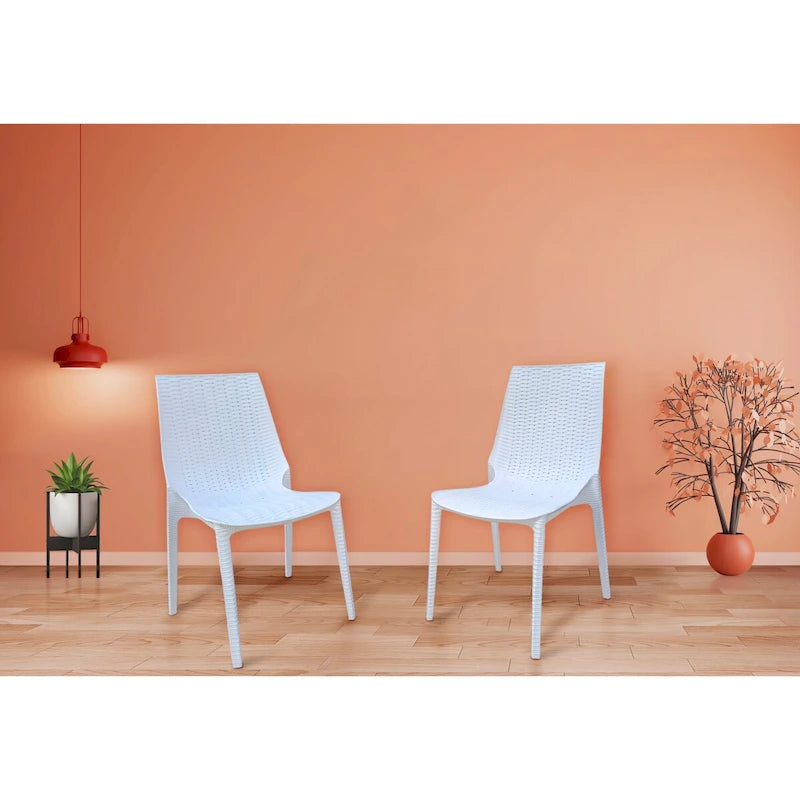 Chaises de patio d'extérieur Lumina, lot de deux